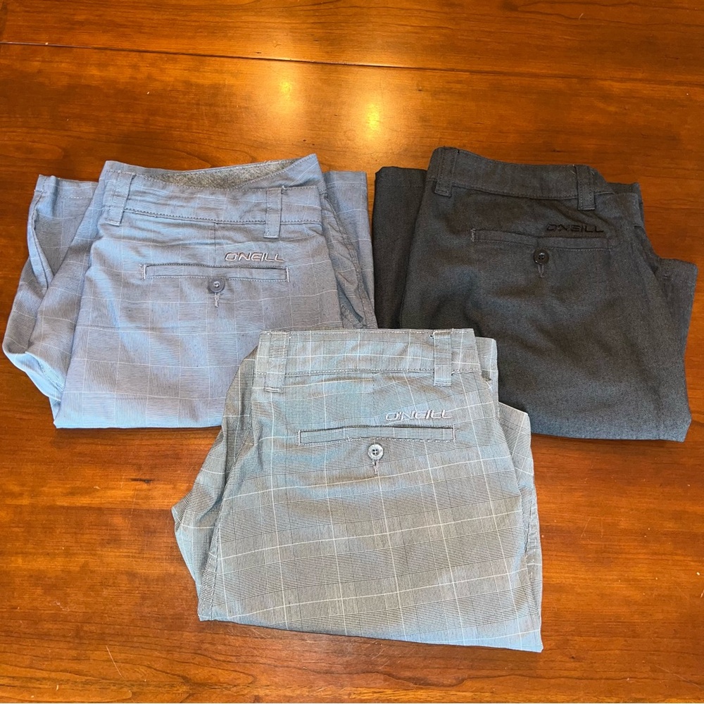 O'Neill Men's Shorts Flat Front 3 pair bundle size 36 - Picture 11 of 13